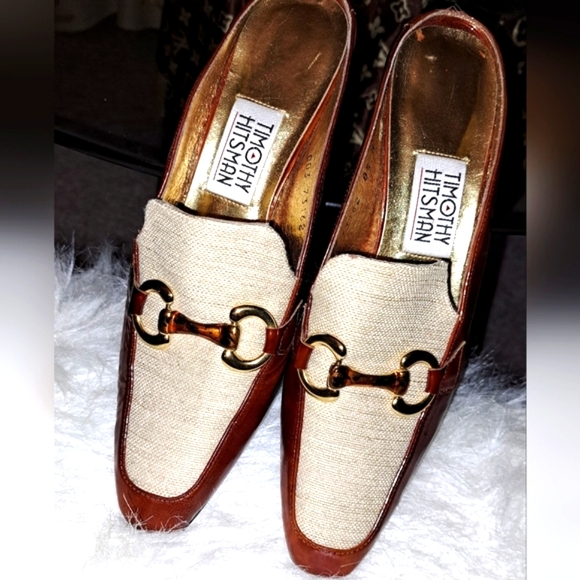 Timothy Hitsman Italian Mules. Trending. Horsebit Hardware on top. Size 8 1\2 - Picture 4 of 8